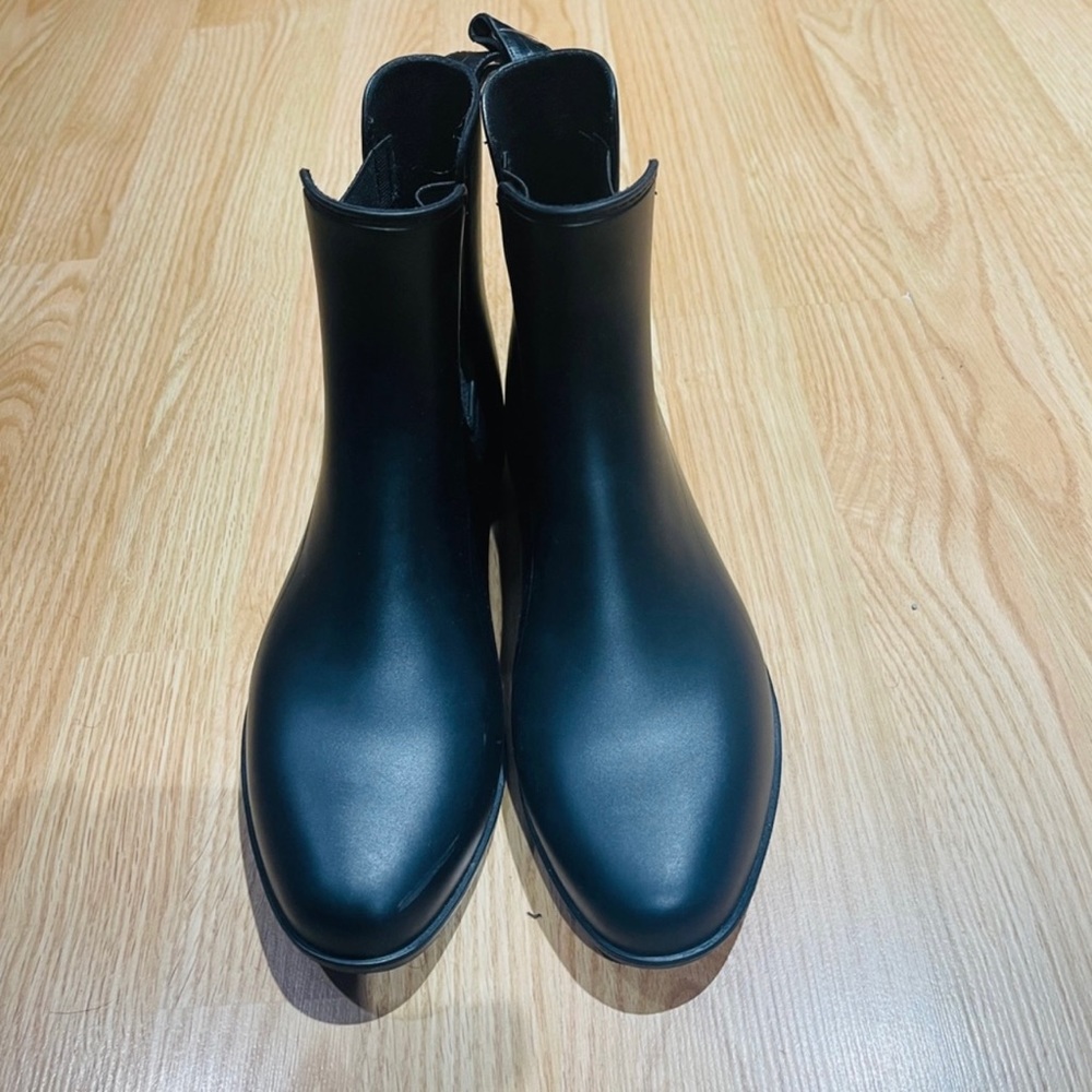 Like New - A New Day Women's Chelsea Rain Black Boots Size 9